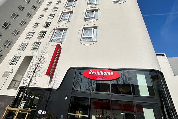Façade ensoleillée de l'apparthotel Residhome Quai d'Ivry - Residhome Quai d'Ivry Façade ensoleillée de l'apparthotel Residhome Quai d'Ivry